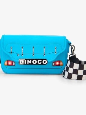 Loungefly Cars Lightening McQueen Dinoco Lifht-Up Crossbody NWT